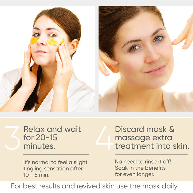 Eye Bag Removal Wrinkle Lifting And Tightening 24K Gold Eye Mask Patch Eye Bag Removal Wrinkle Lifting And Tightening 24K Gold Eye Mask Patch